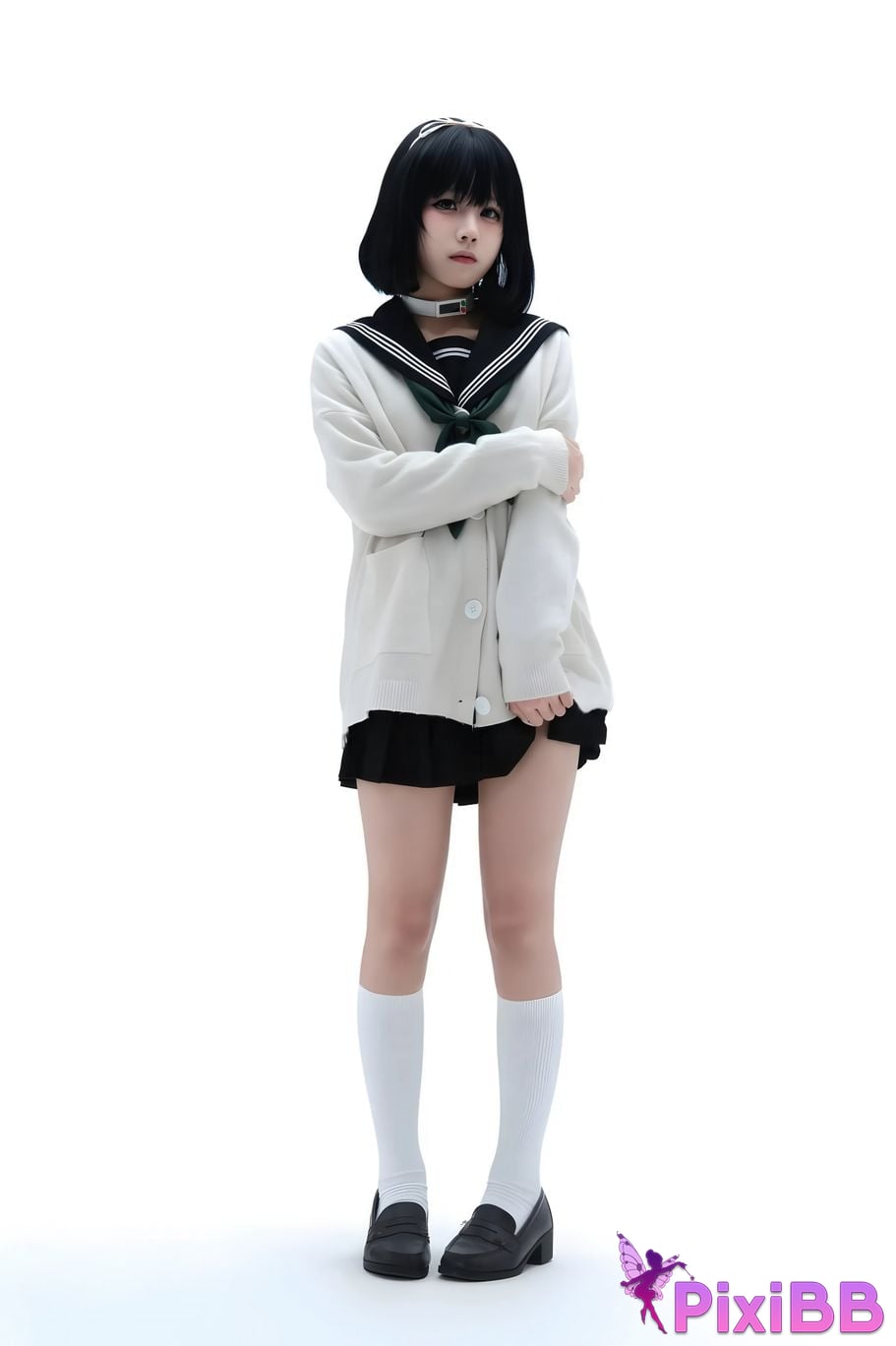 Cosplayer Shimizu Nagi sail cut leaves PixiBB.COM 012