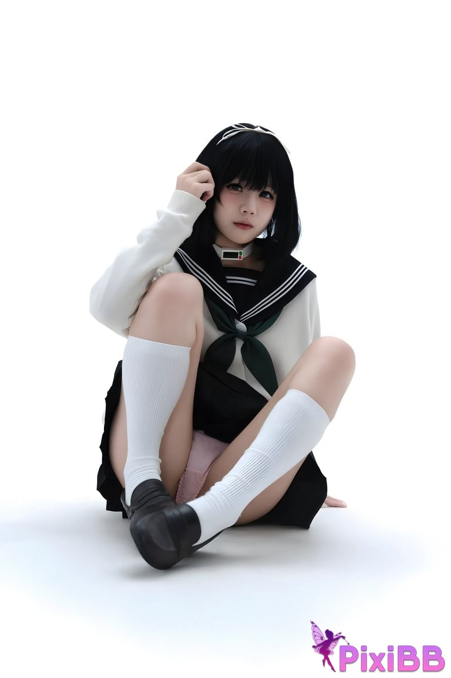 Cosplayer Shimizu Nagi sail cut leaves PixiBB.COM 014