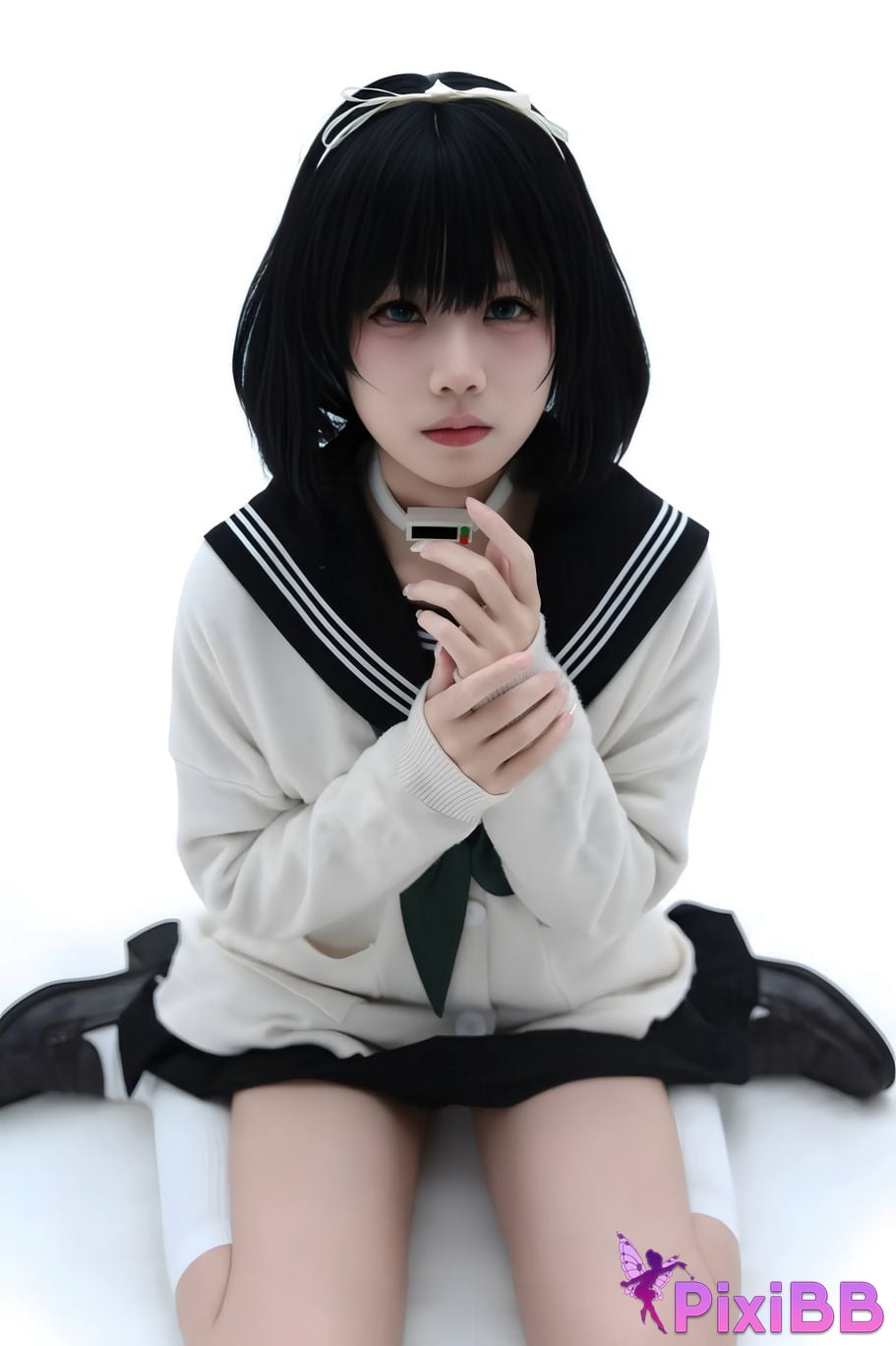 Cosplayer Shimizu Nagi sail cut leaves PixiBB.COM 019