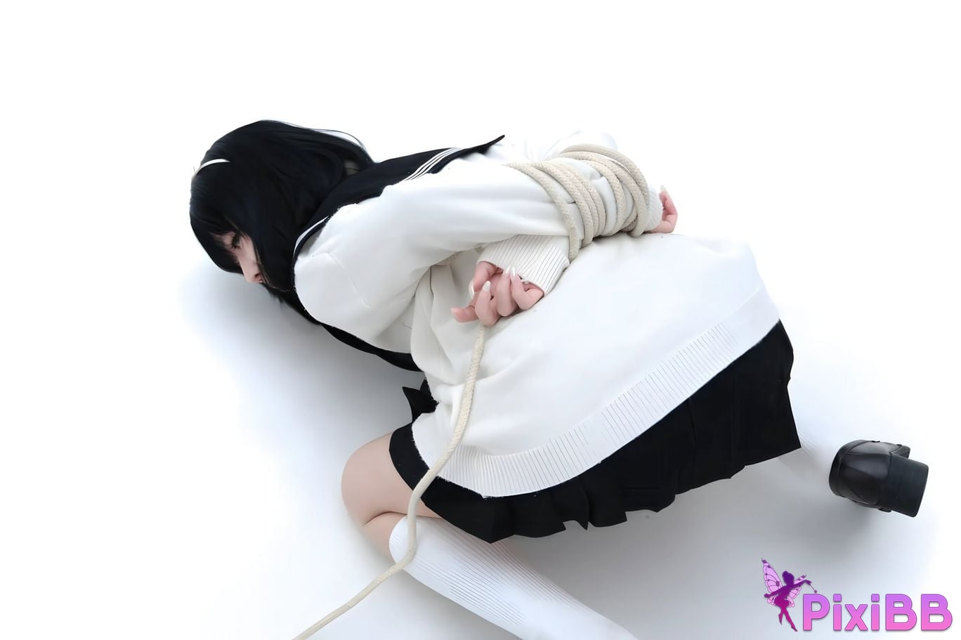 Cosplayer Shimizu Nagi sail cut leaves PixiBB.COM 038