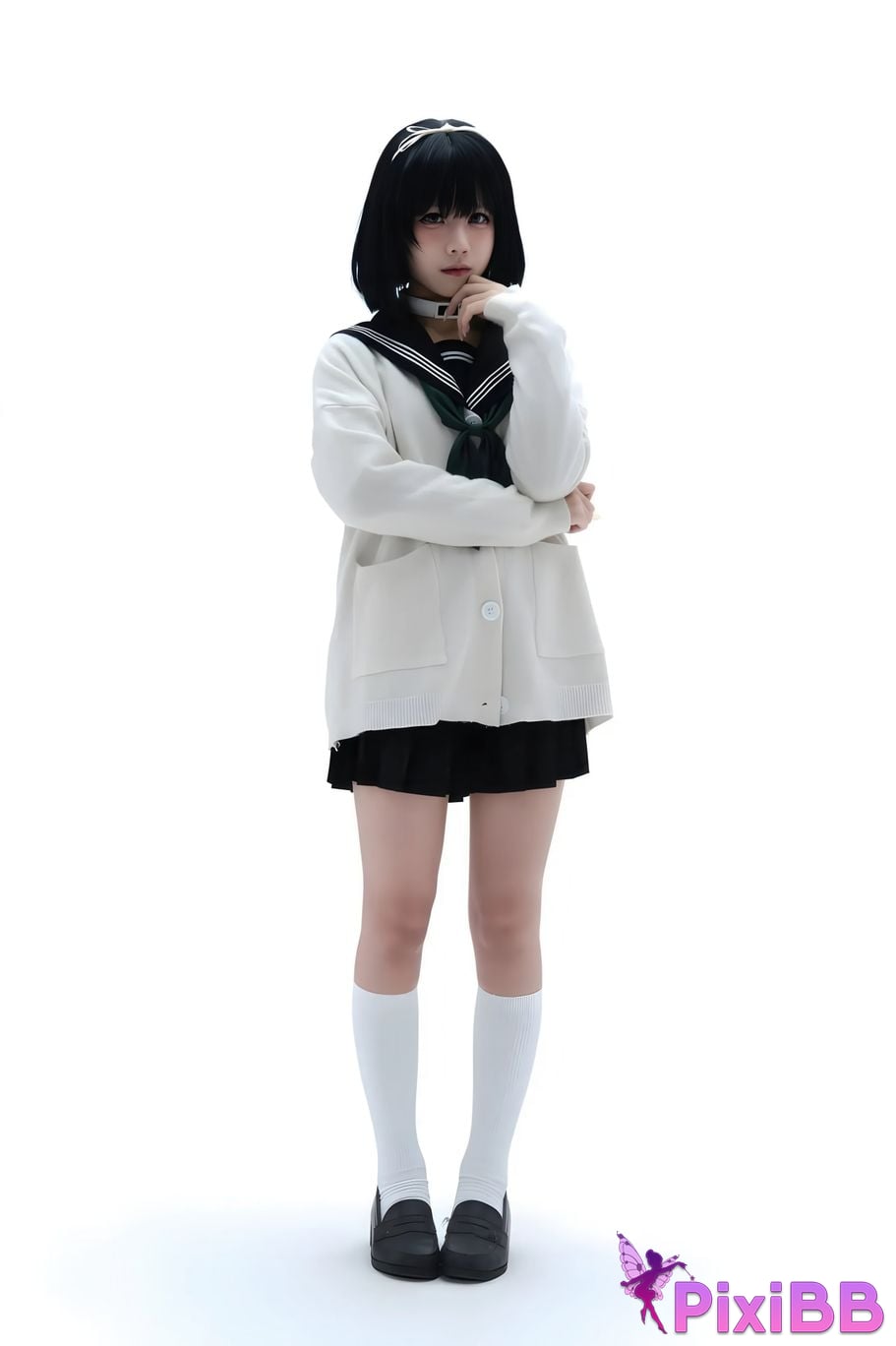 Cosplayer Shimizu Nagi sail cut leaves PixiBB.COM 064