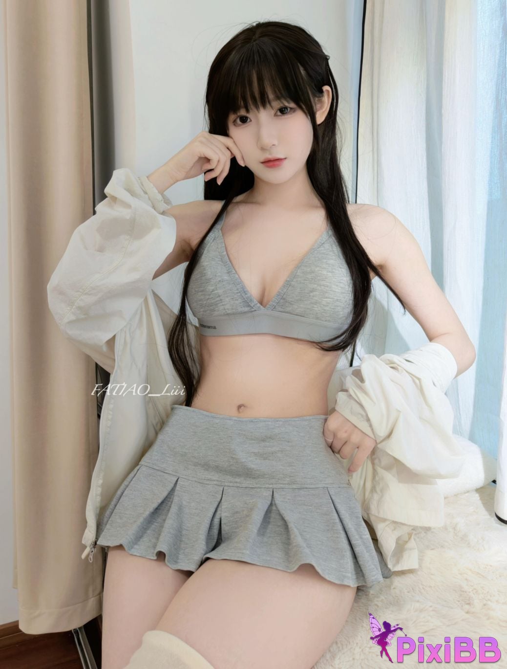 Cosplayer clockwork girl Mysterious Pear mini skirt PixiBB.COM 002