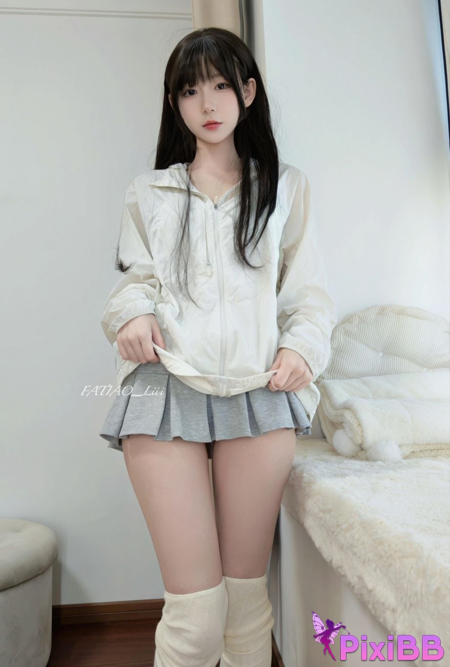 Cosplayer clockwork girl Mysterious Pear mini skirt PixiBB.COM 004