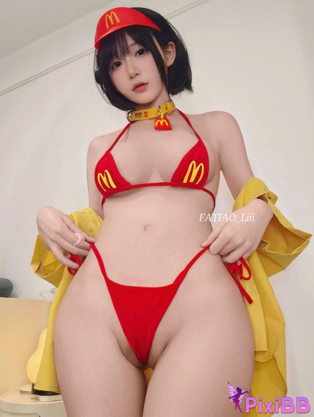 Cosplayer clockwork girl Mysterious Pear burger PixiBB.COM 010