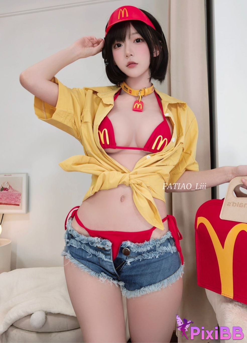 Cosplayer clockwork girl Mysterious Pear burger PixiBB.COM 018