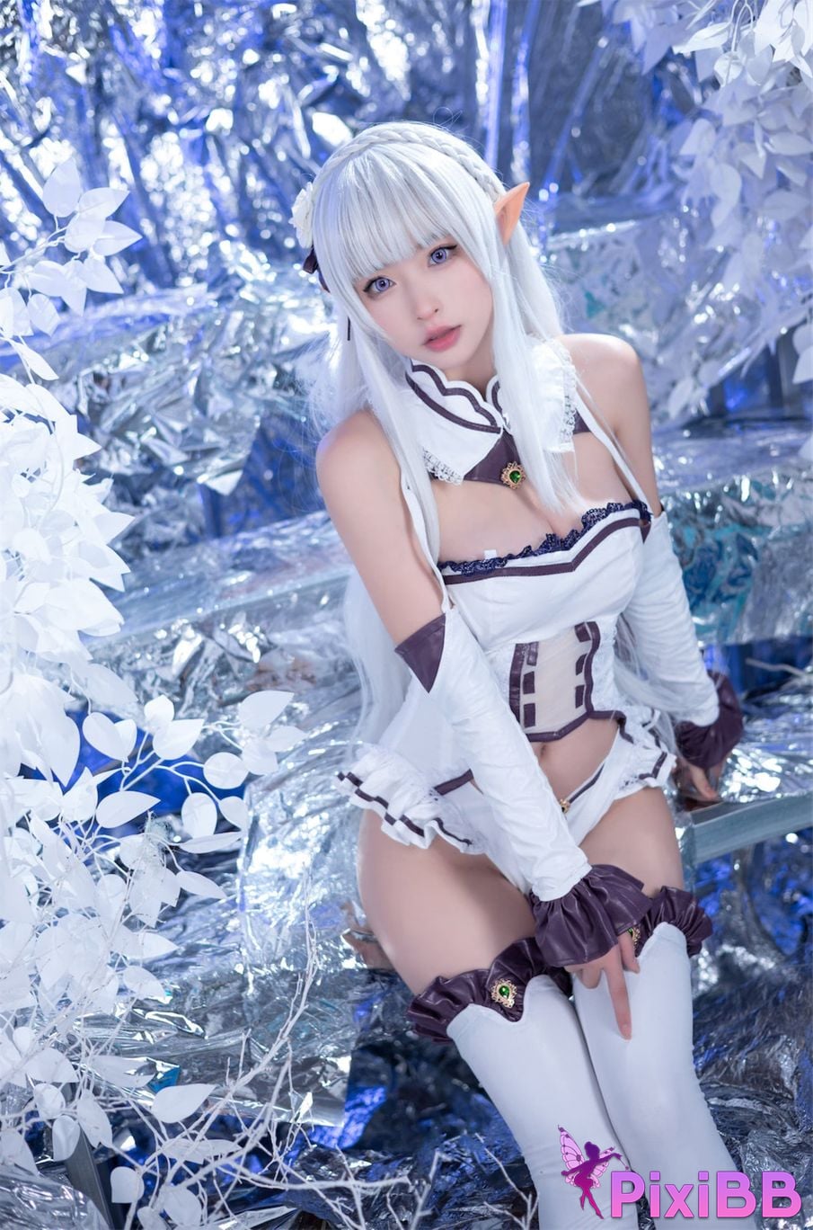 Cosplay Shimizu Yuno Rebirth of I Am Emilia PixiBB.COM 003