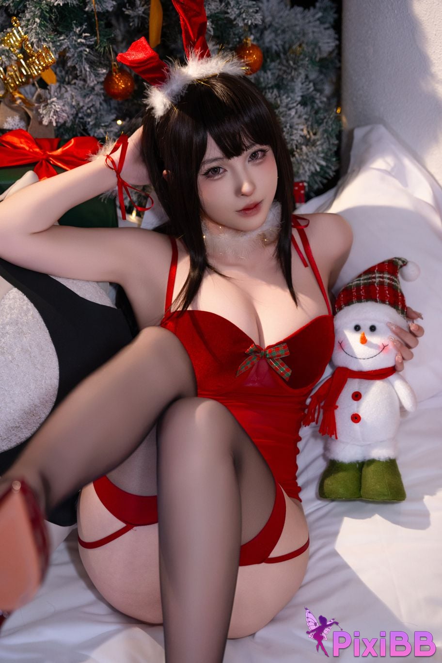 Cosplay Shimizu Yuno Christmas Special PixiBB.COM 002