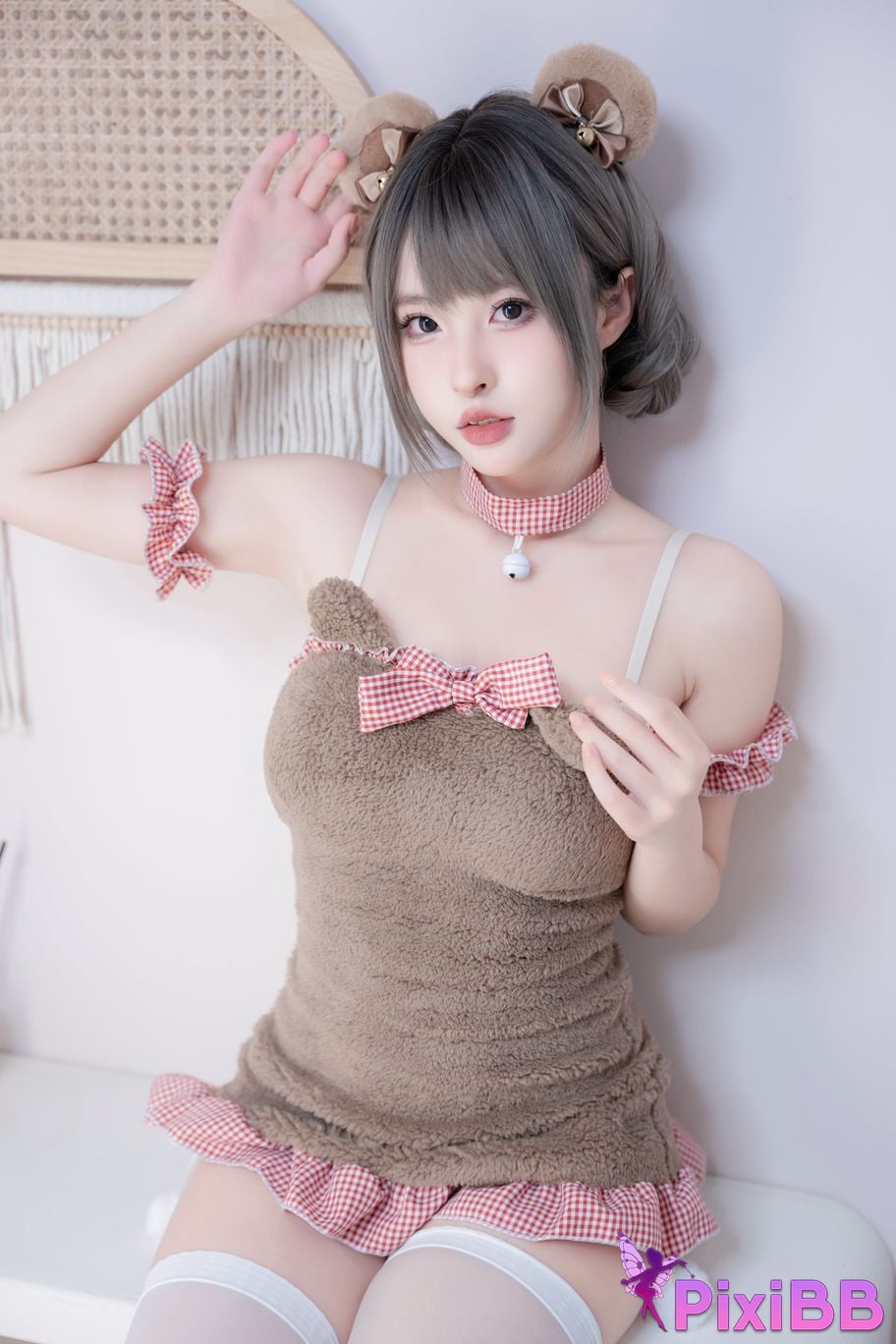Cosplay Shimizu Yuno Cute bear PixiBB.COM 003