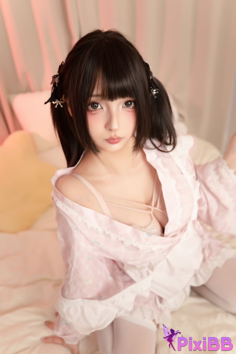 Cosplayer Kagurazaka Midwinter Yukata maid PixiBB.COM 017