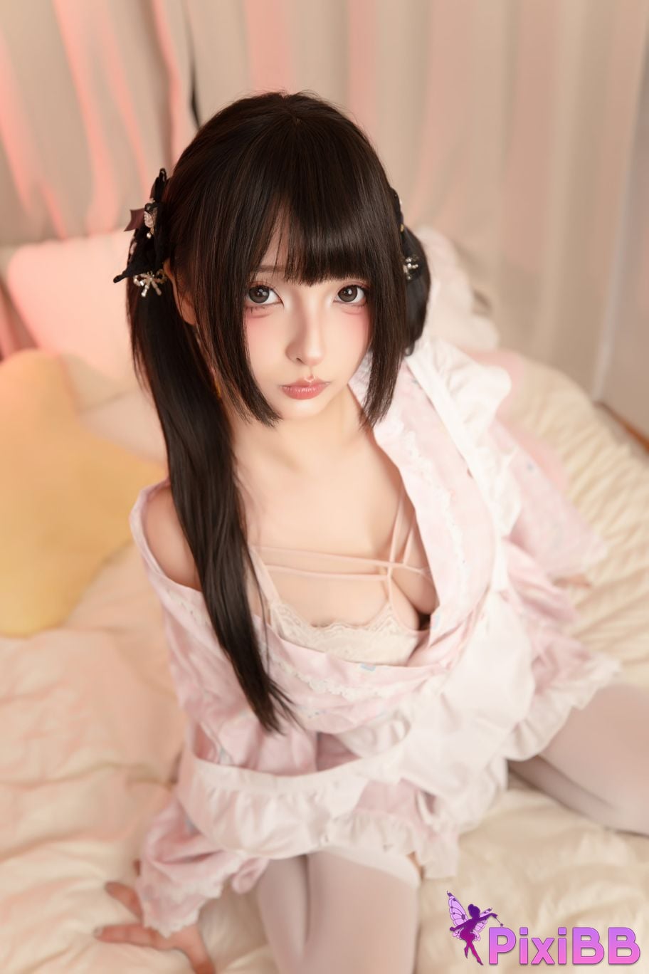 Cosplayer Kagurazaka Midwinter Yukata maid PixiBB.COM 018