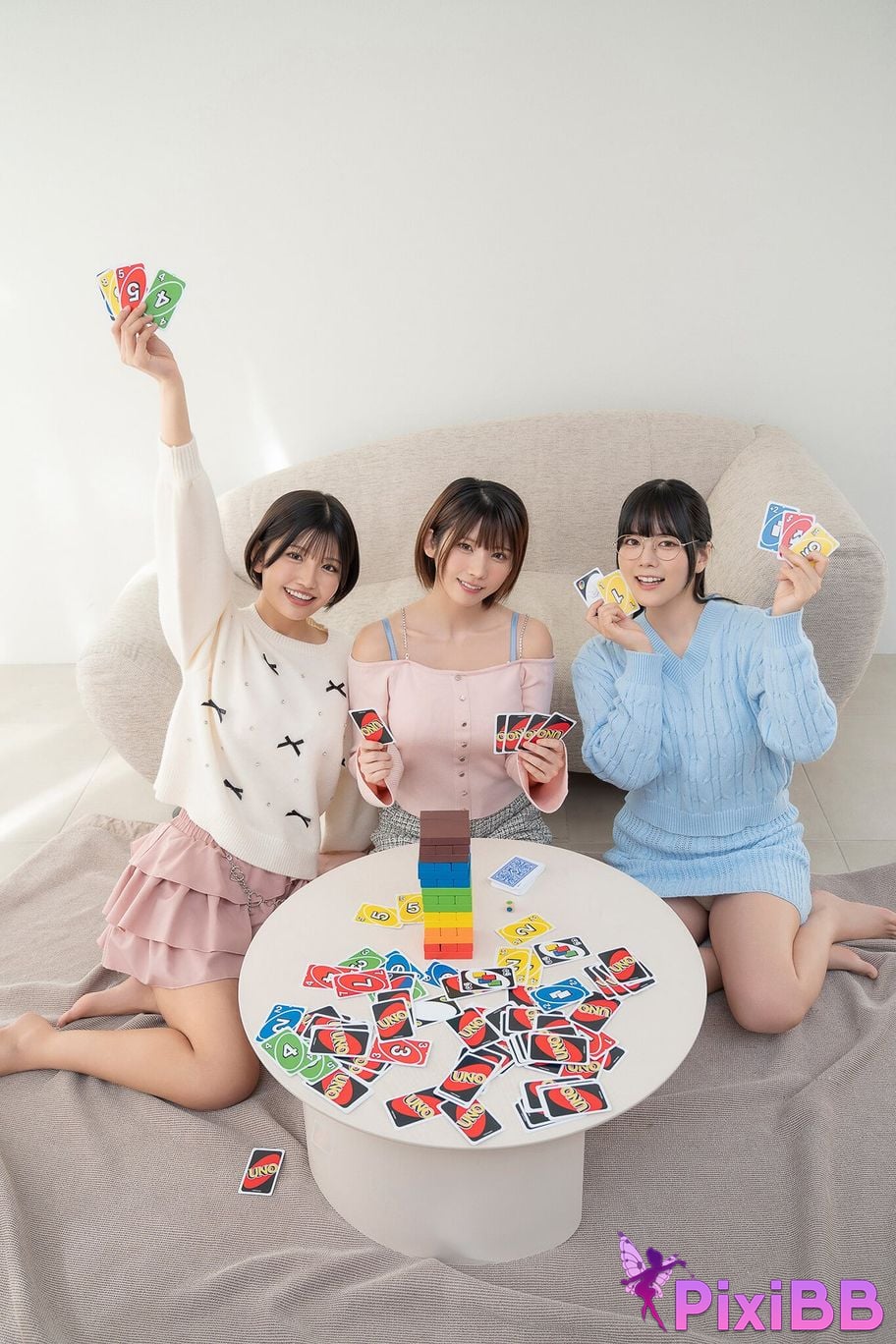 Japanese Idol Enako Shinonome Umi Ami Minami cute team Weekly Changdejigra PixiBB.COM 043