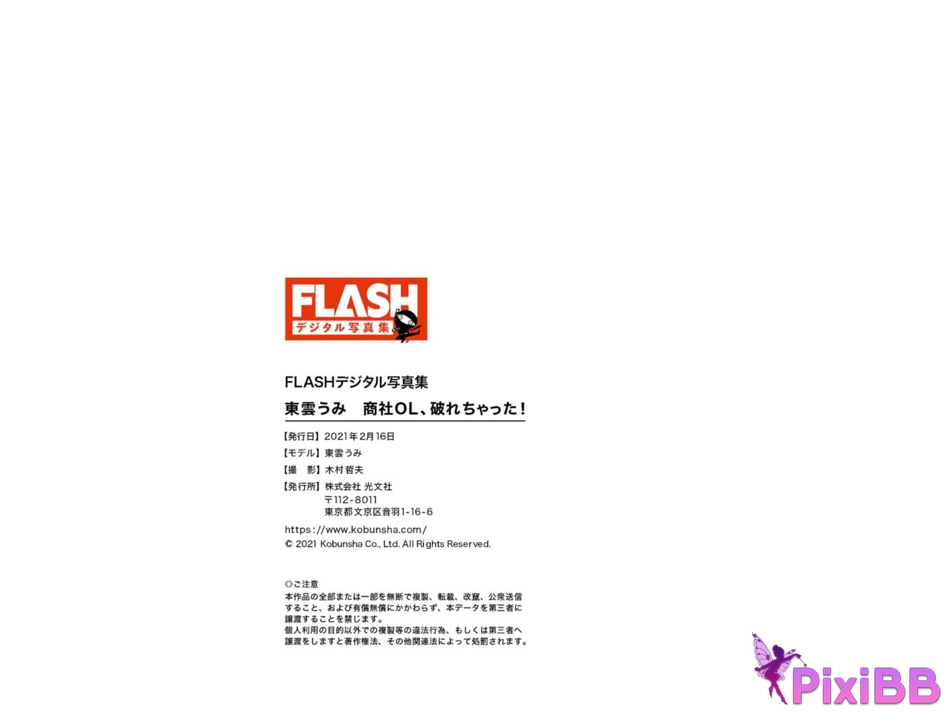 Japanese Idol Shinonome Umi FLASH digital photo book Trading company office worker broke PixiBB.COM 038