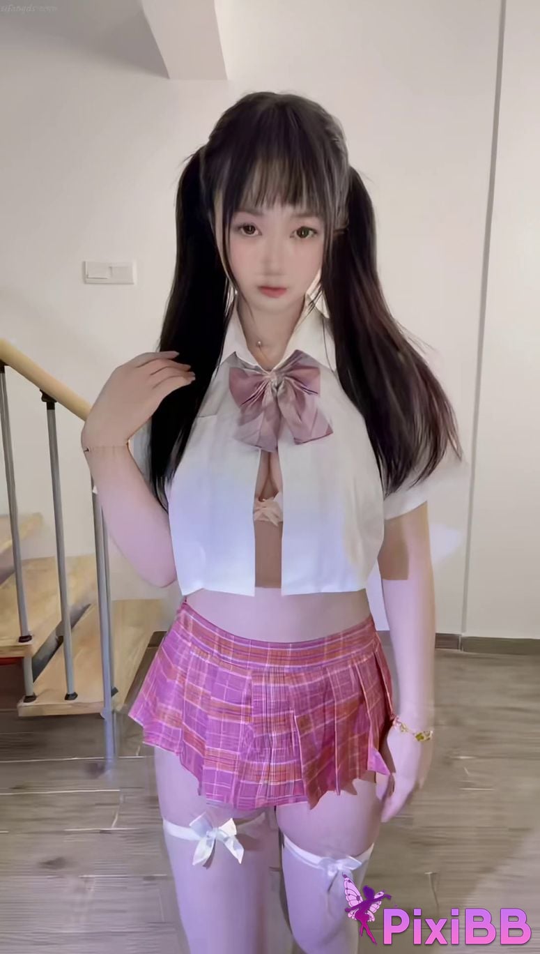 Cai Meow Douyin sexy little goddess Paid customization Sexy lingerie temptation Perspective Maomao PixiBB.COM 013