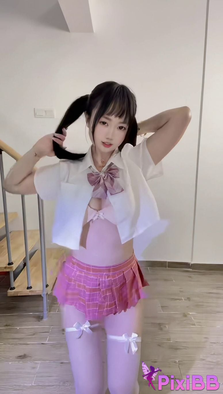 Cai Meow Douyin sexy little goddess Paid customization Sexy lingerie temptation Perspective Maomao PixiBB.COM 015