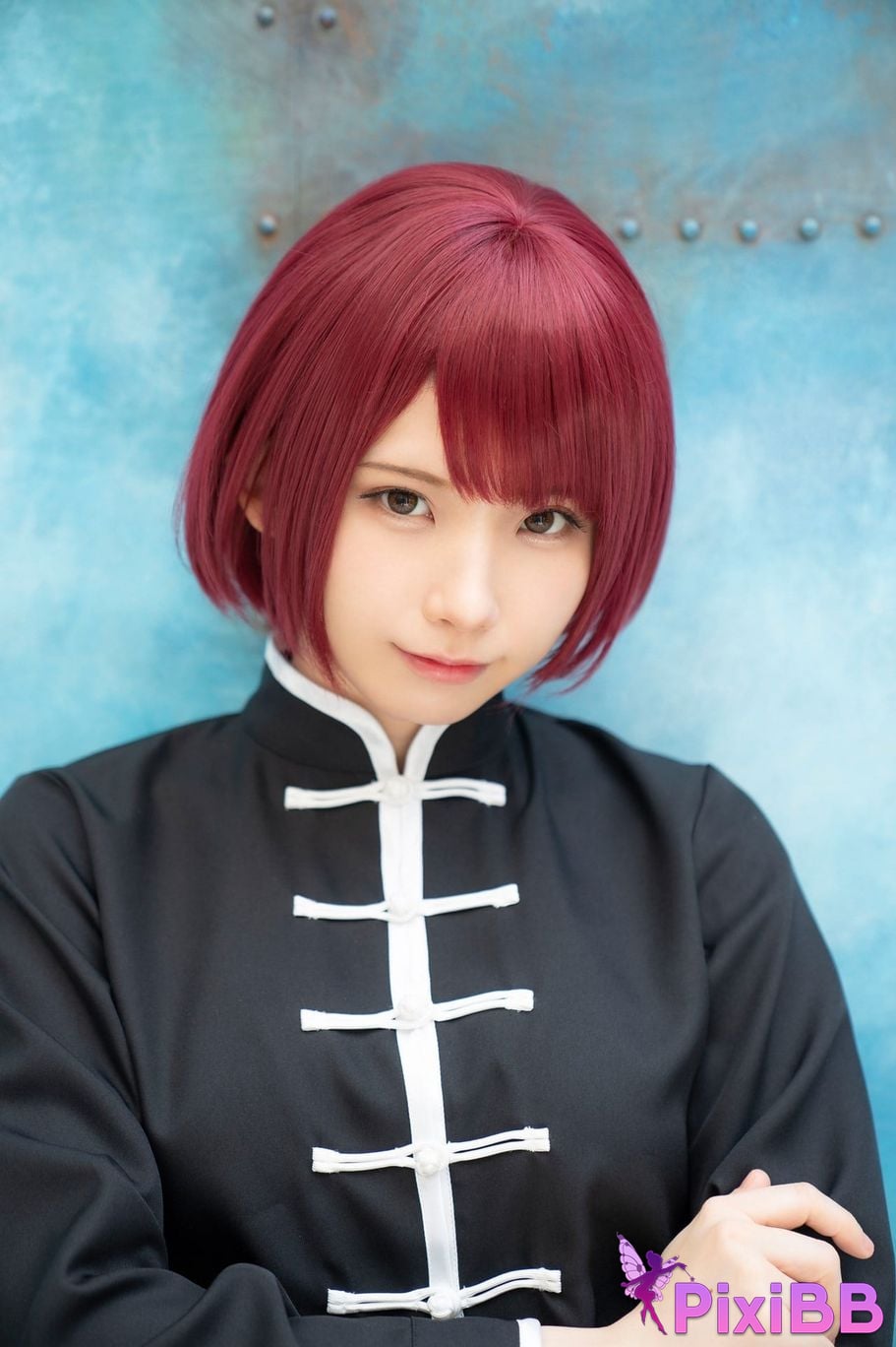 Japanese Idol Enako A landscape aimed at by a richly colored maiden moon change jigra PixiBB.COM 017