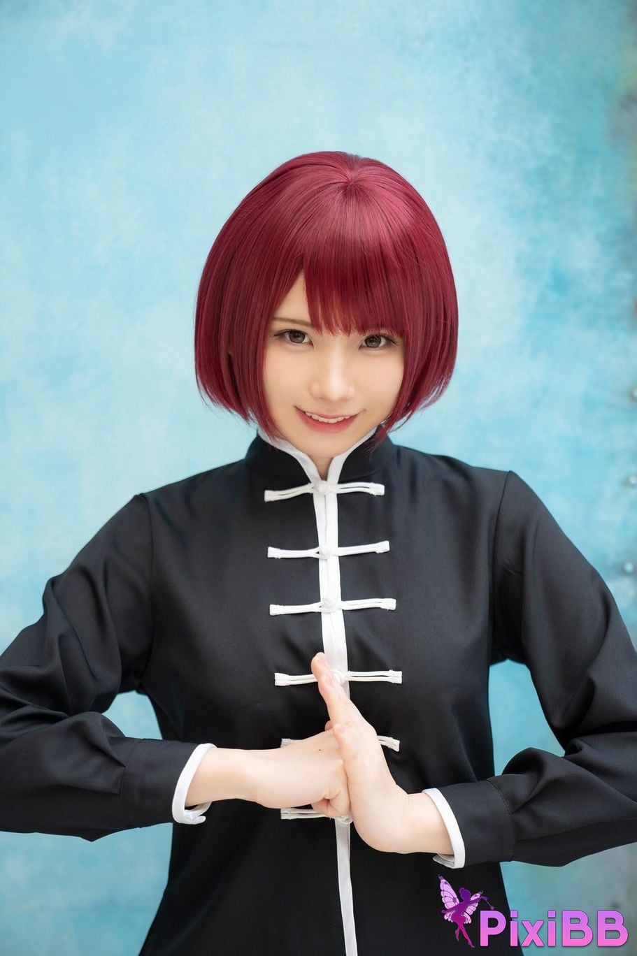 Japanese Idol Enako A landscape aimed at by a richly colored maiden moon change jigra PixiBB.COM 026