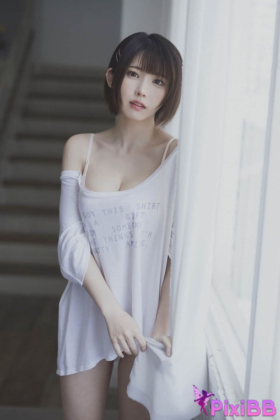 Japanese Idol Enako Young Gangan Digital Limited Photo Book Adult mode PixiBB.COM 014