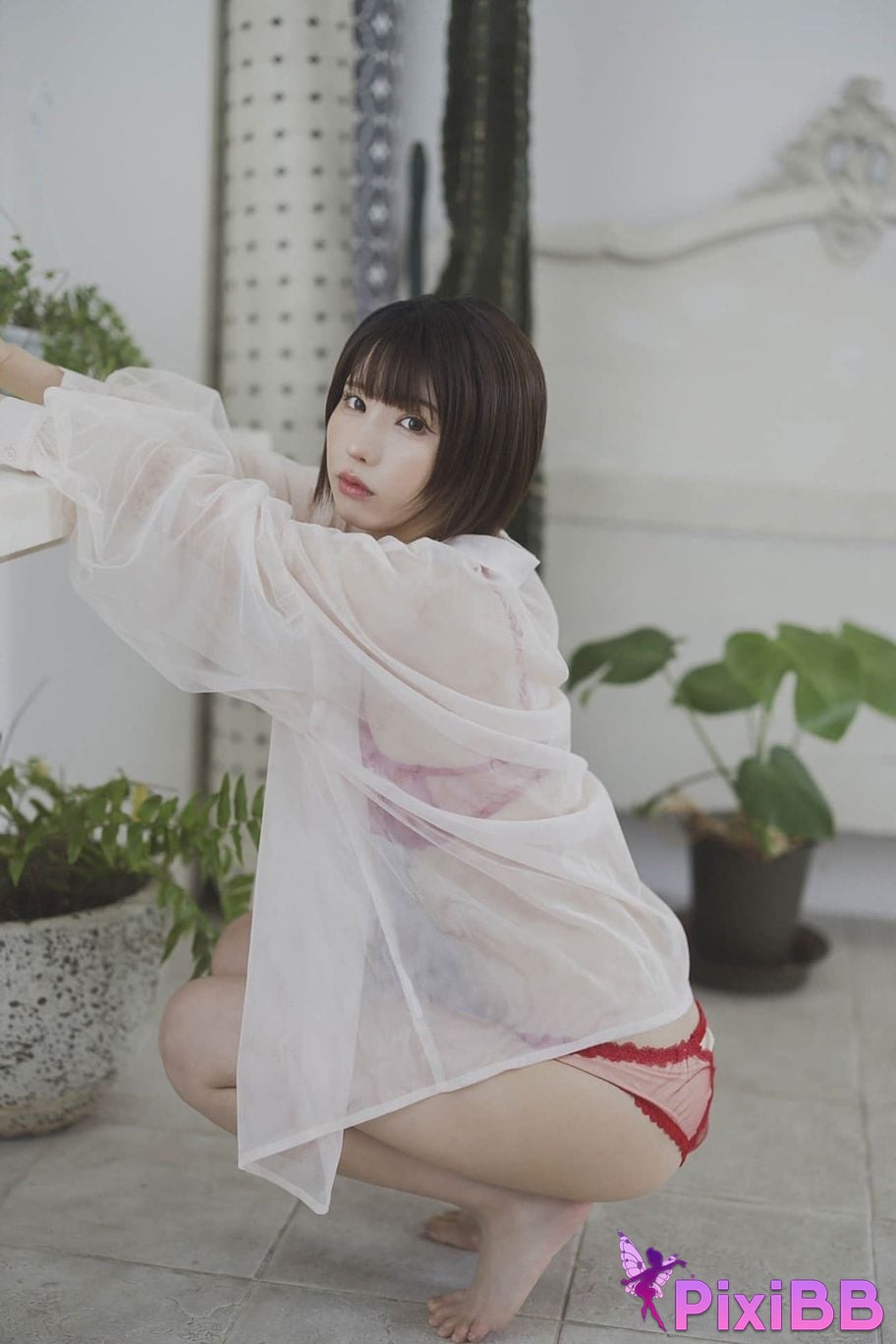 Japanese Idol Enako Young Gangan Digital Limited Photo Book Adult mode PixiBB.COM 043