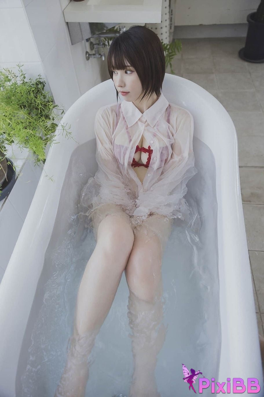 Japanese Idol Enako Young Gangan Digital Limited Photo Book Adult mode PixiBB.COM 047