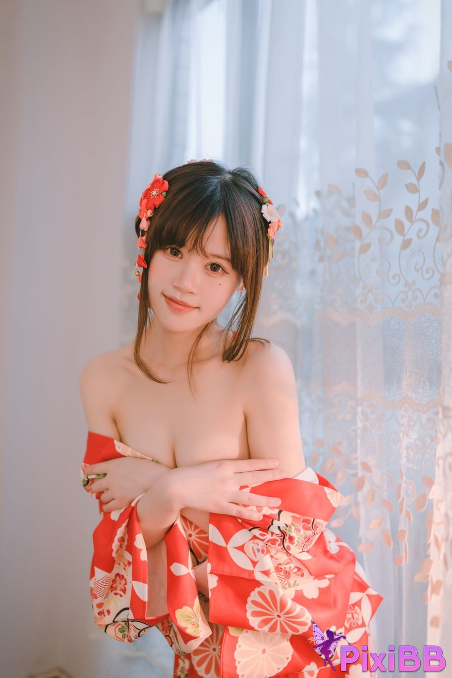 Cosplay Star Deer Daily Yukata Indoor PixiBB.COM 004