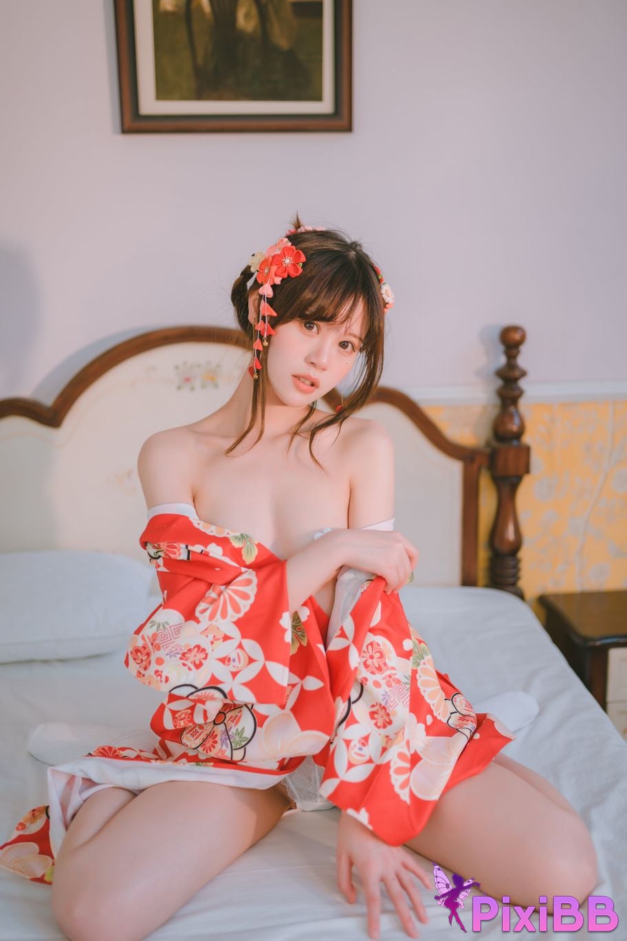 Cosplay Star Deer Daily Yukata Indoor PixiBB.COM 011