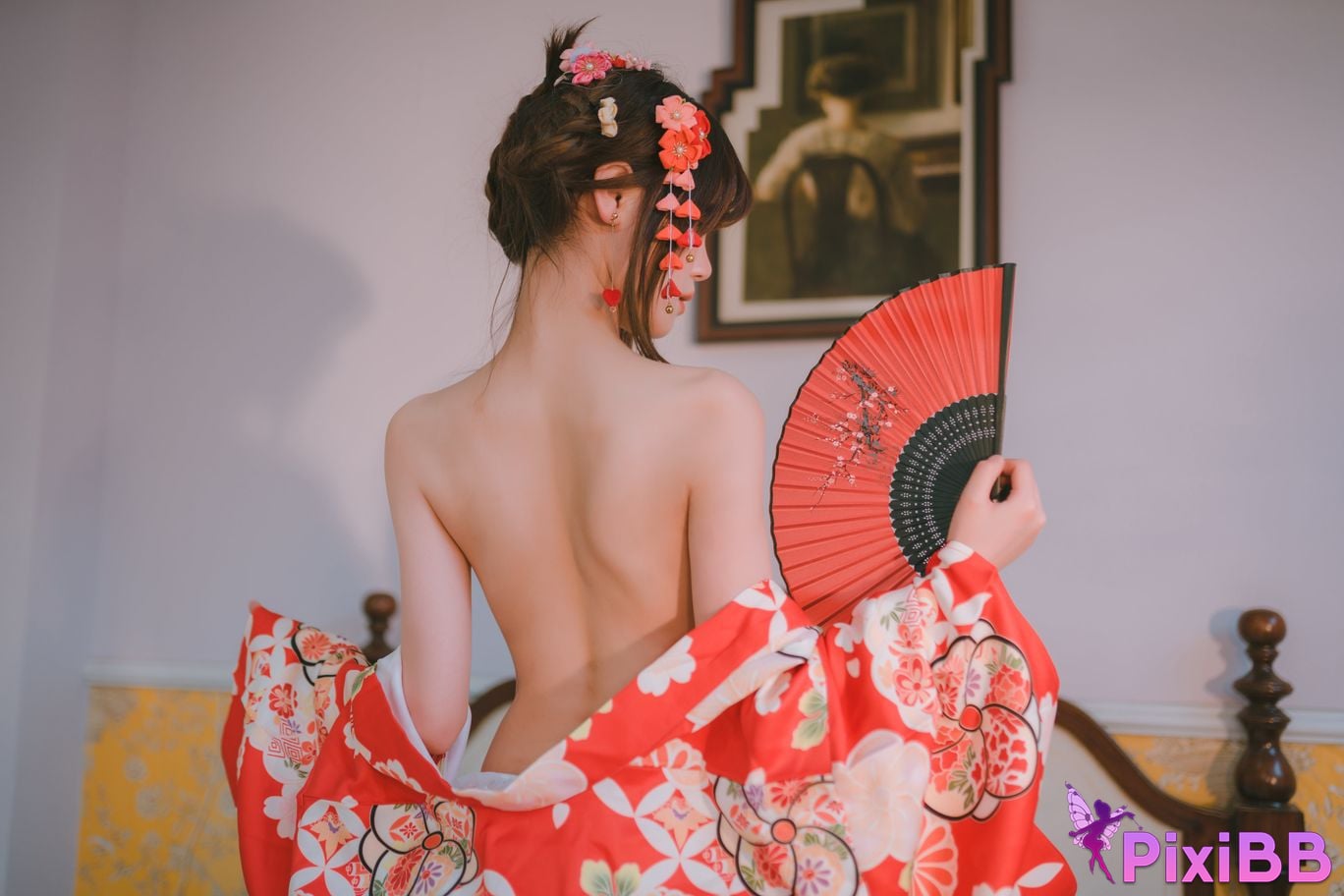 Cosplay Star Deer Daily Yukata Indoor PixiBB.COM 020