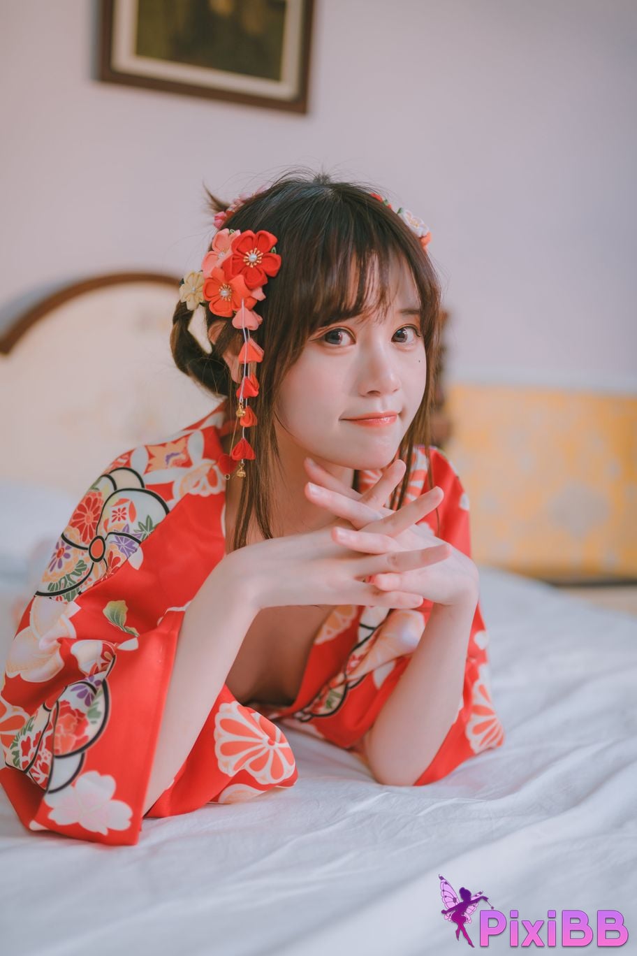 Cosplay Star Deer Daily Yukata Indoor PixiBB.COM 027