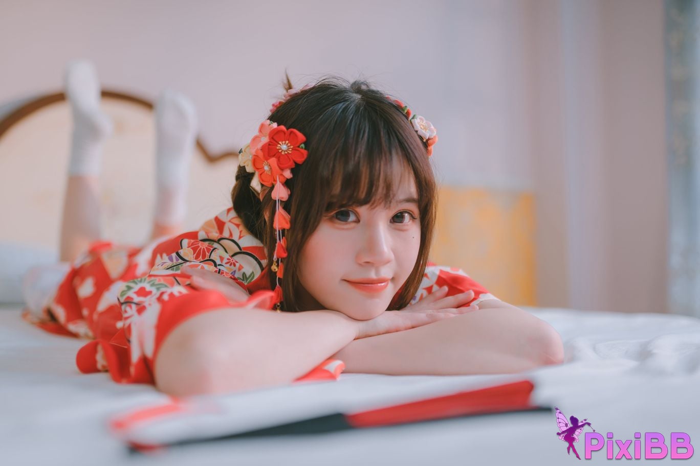 Cosplay Star Deer Daily Yukata Indoor PixiBB.COM 030