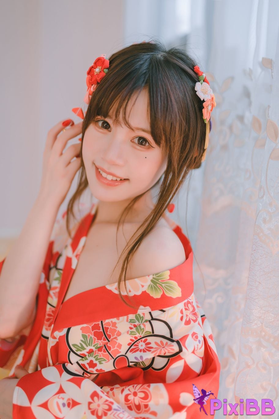 Cosplay Star Deer Daily Yukata Indoor PixiBB.COM 045