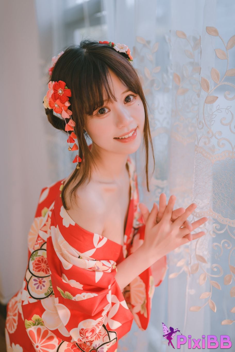 Cosplay Star Deer Daily Yukata Indoor PixiBB.COM 046