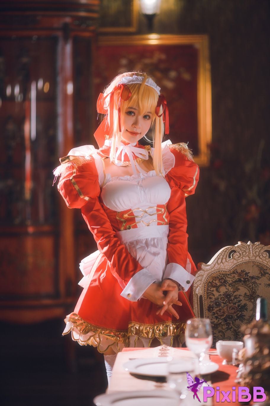 Cosplay Star Deer Nero Maid PixiBB.COM 012