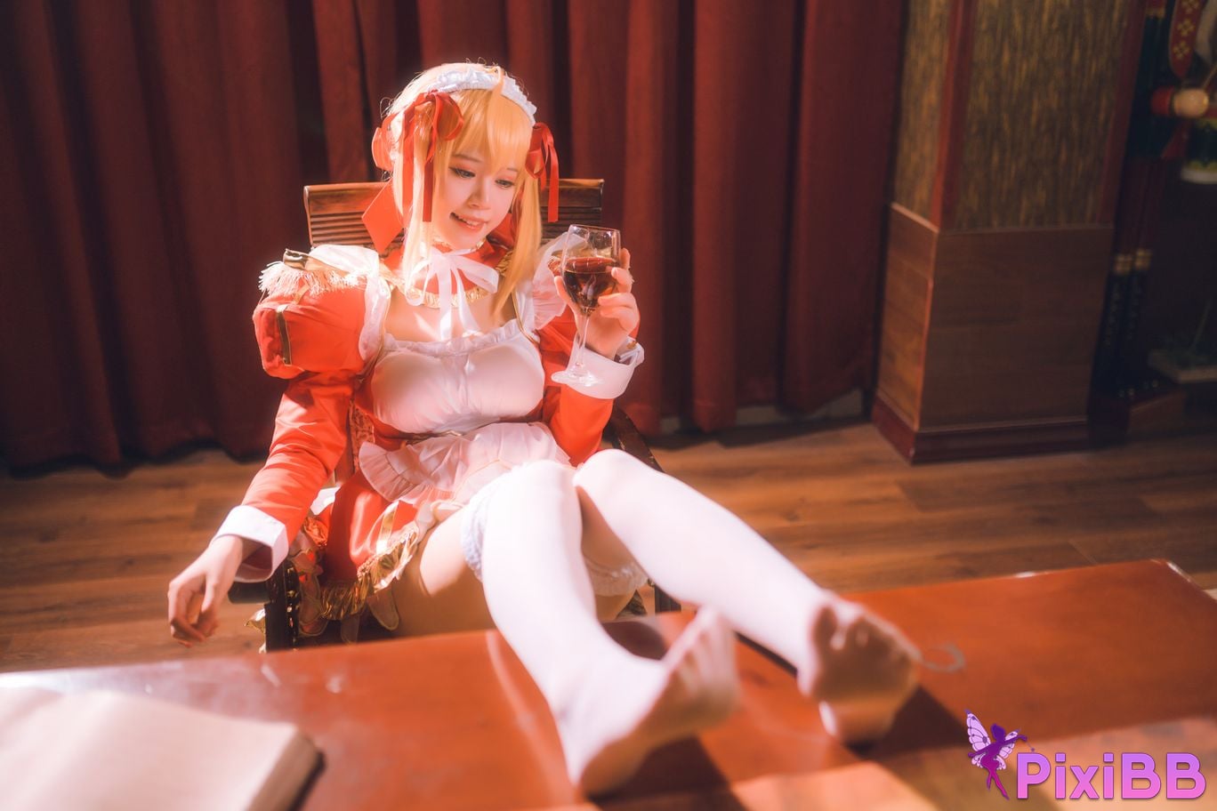 Cosplay Star Deer Nero Maid PixiBB.COM 014