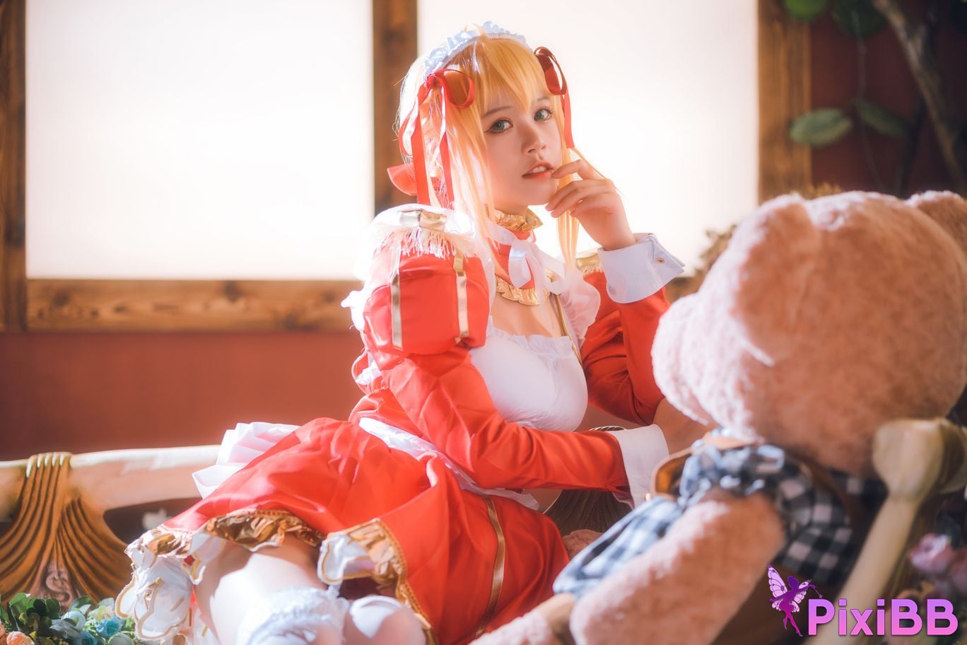 Cosplay Star Deer Nero Maid PixiBB.COM 017