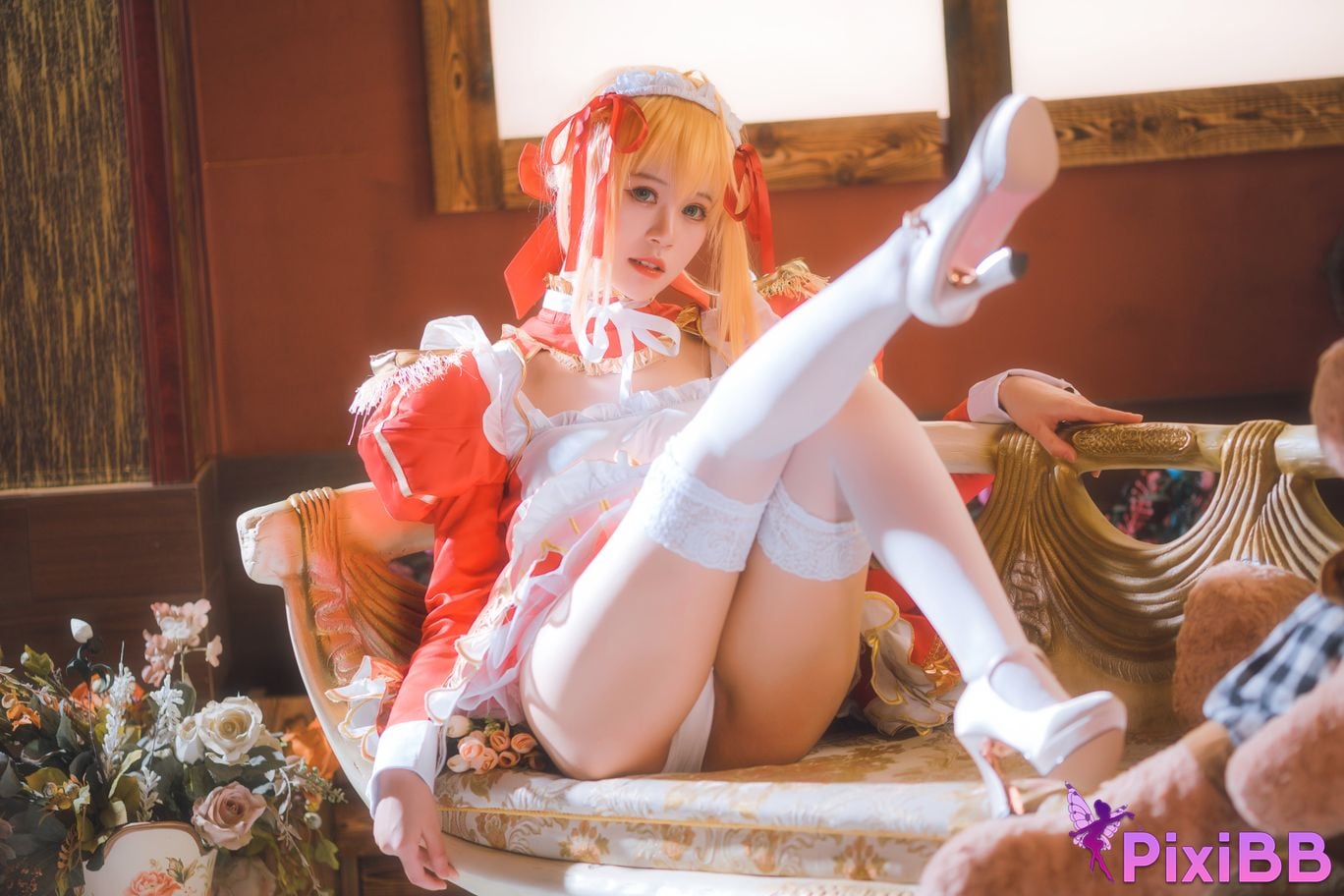 Cosplay Star Deer Nero Maid PixiBB.COM 022