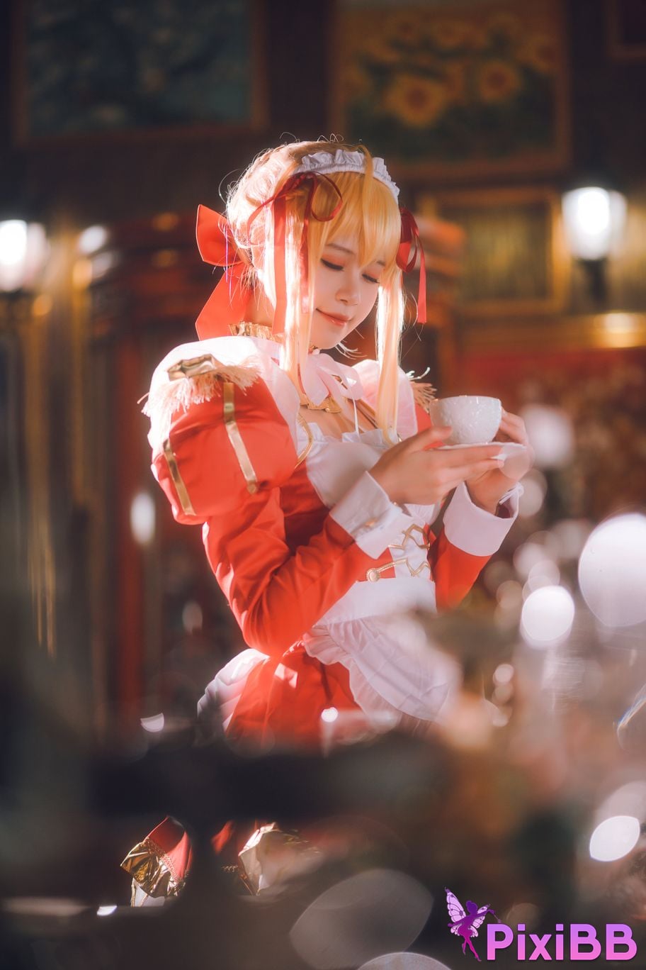 Cosplay Star Deer Nero Maid PixiBB.COM 023