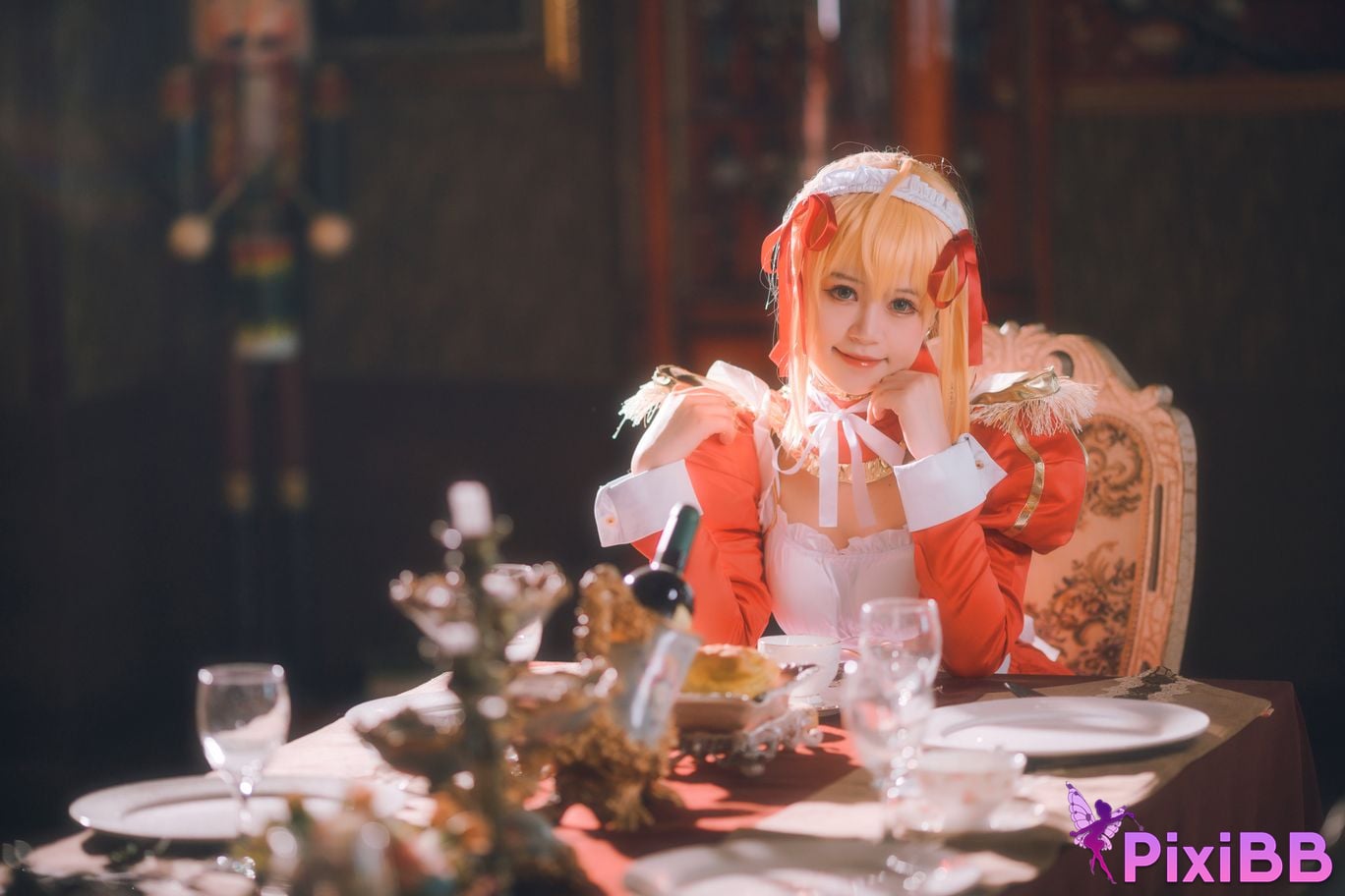 Cosplay Star Deer Nero Maid PixiBB.COM 029