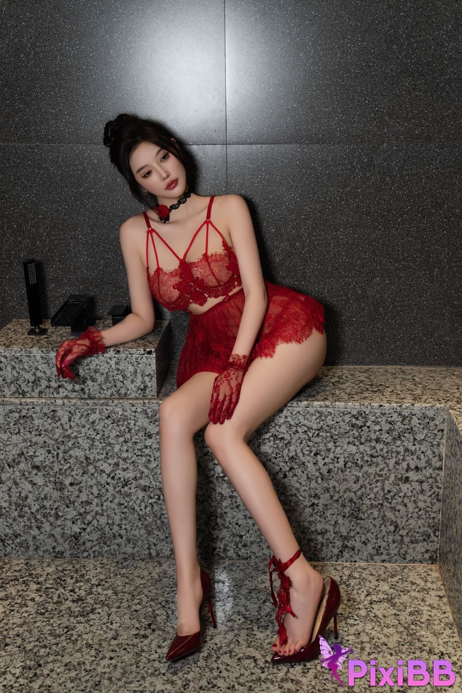 No watermark for in app purchases Yang Chen Chenchen Yome XIUREN model Red fun PixiBB.COM 071