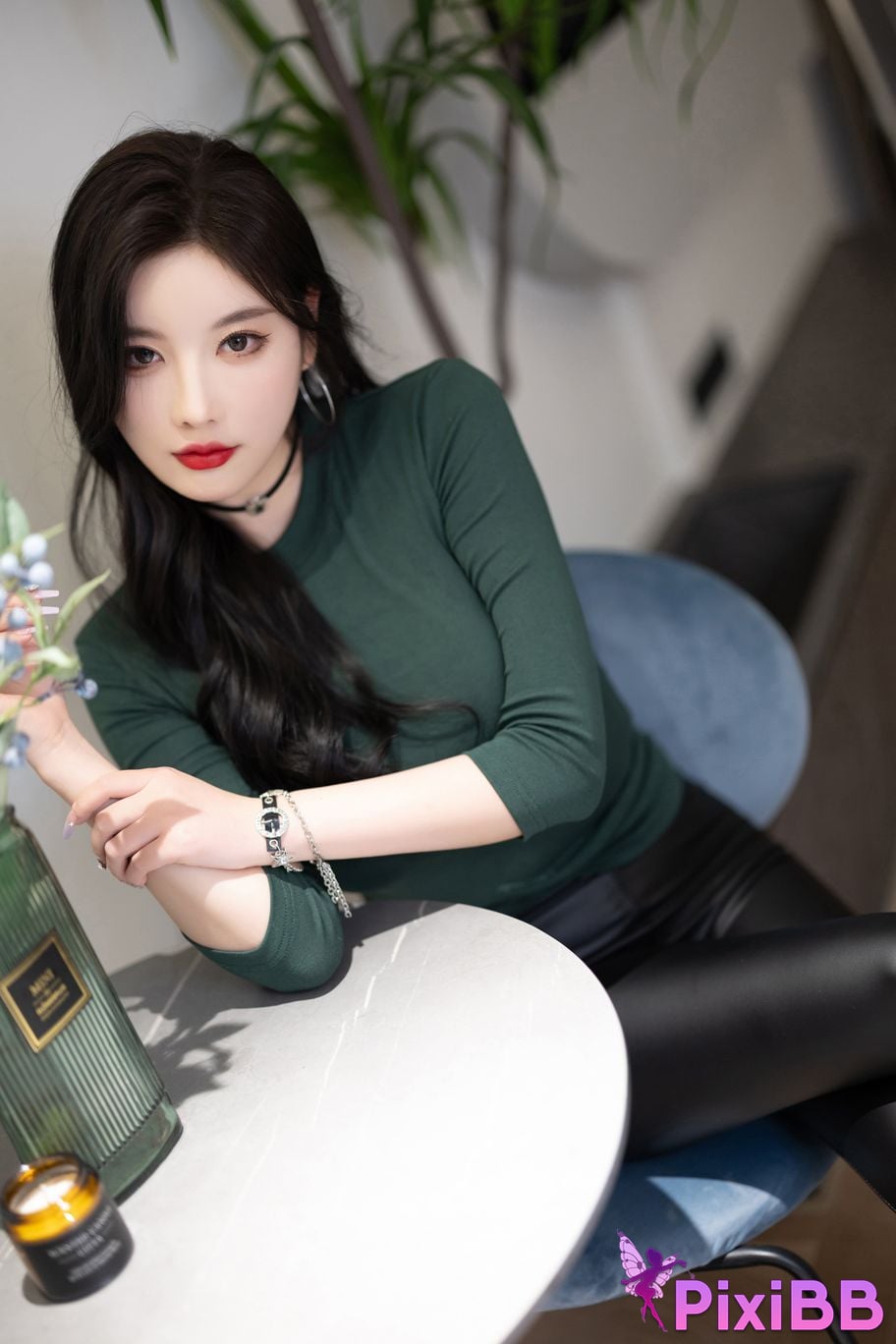 No watermark for in app purchases Yang Chen Chenchen Yome XIUREN model High heels with no bra PixiBB.COM 002