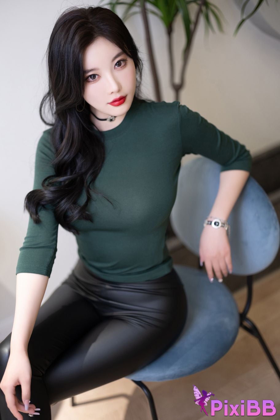 No watermark for in app purchases Yang Chen Chenchen Yome XIUREN model High heels with no bra PixiBB.COM 009