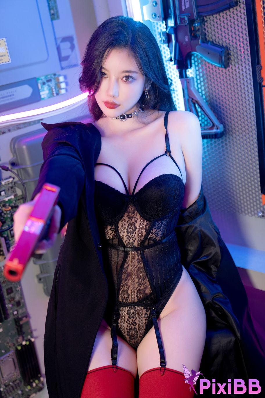 No watermark for in app purchases Yang Chen Chenchen Yome XIUREN model Open sexy fishnet stockings PixiBB.COM 004