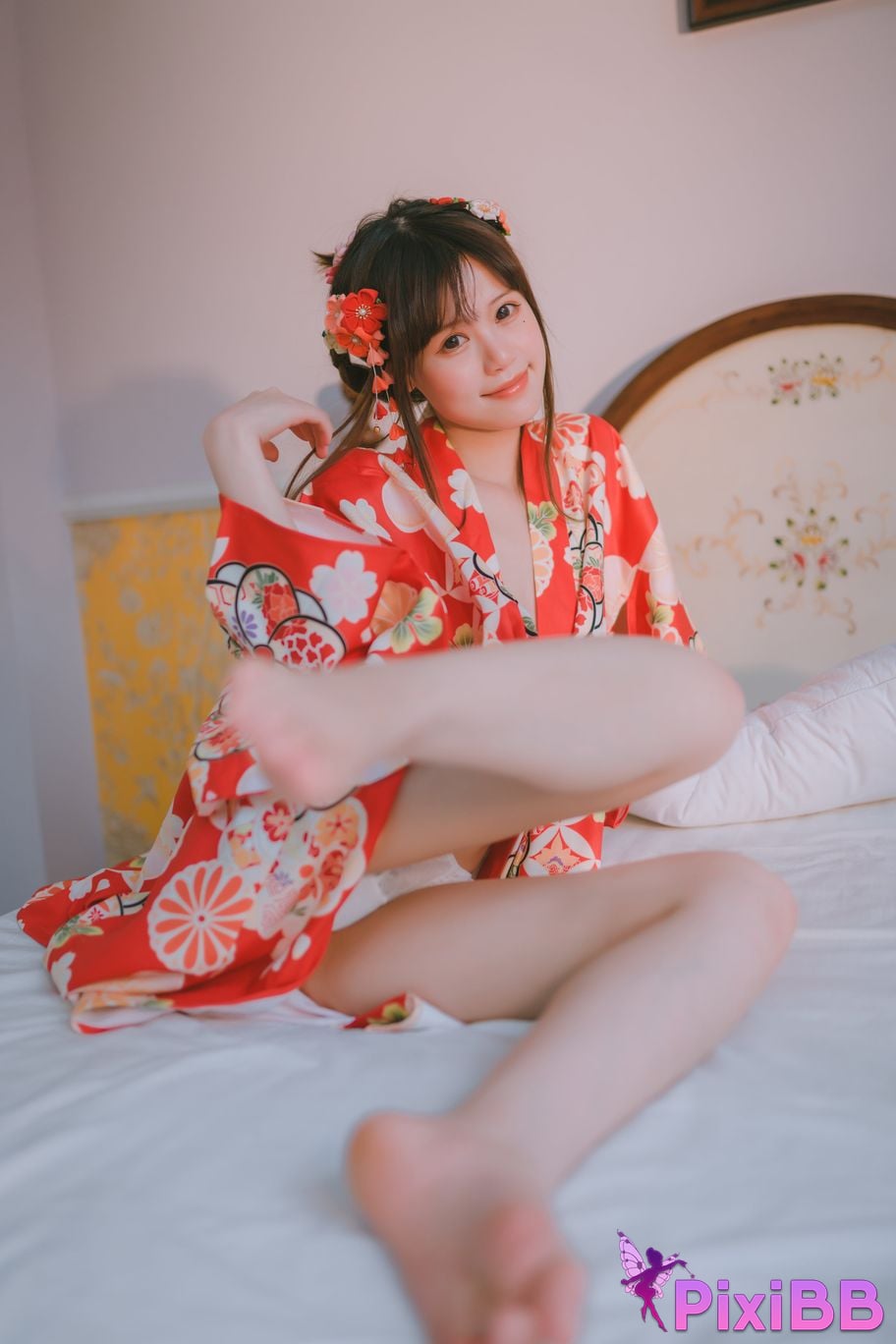 Cosplay Chitanda Kako Daily Life Yukata Indoor PixiBB.COM 042