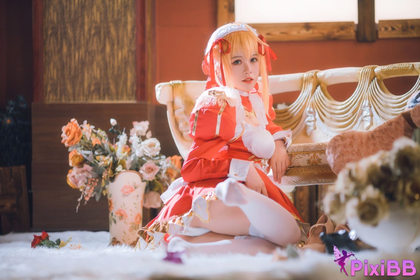 Cosplay Chitanda Kako Nero Maid PixiBB.COM 026