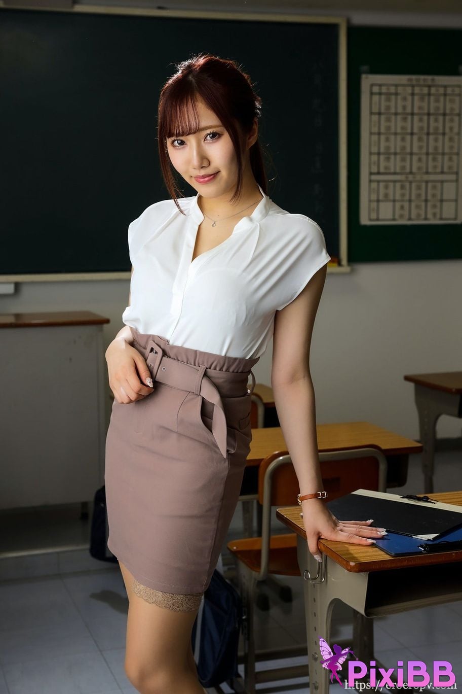 Japanese Idol Amiri Saito Prestige Pose Massage PixiBB.COM 048