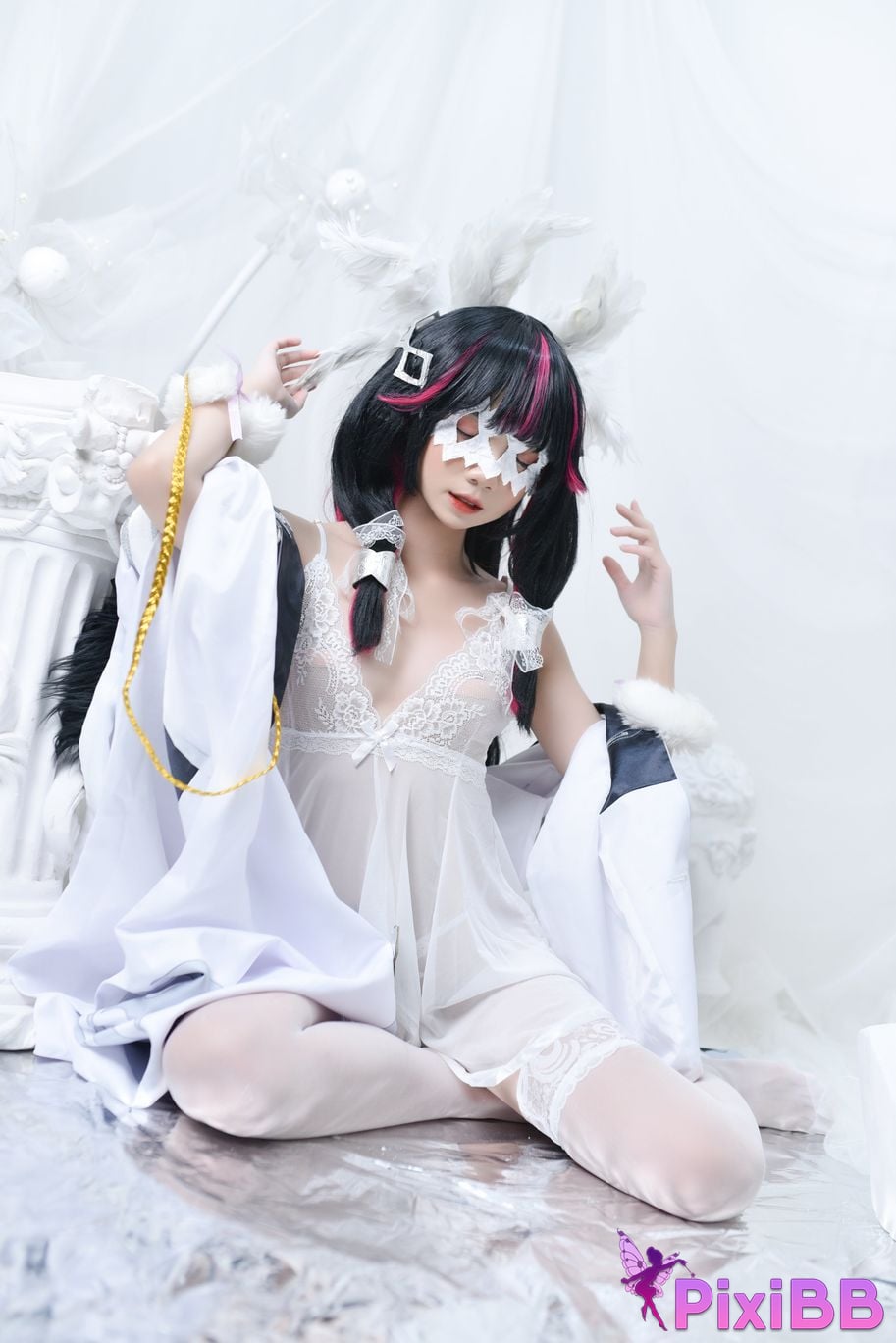 Cosplayer PoppaChan Genshin Colombia Hippo Selenia PixiBB.COM 001