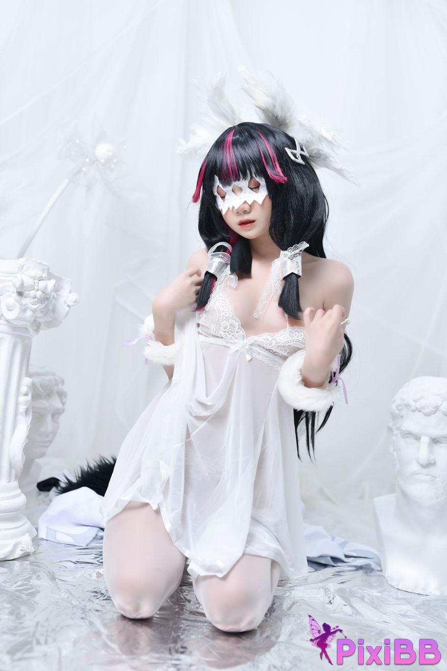 Cosplayer PoppaChan Genshin Colombia Hippo Selenia PixiBB.COM 136