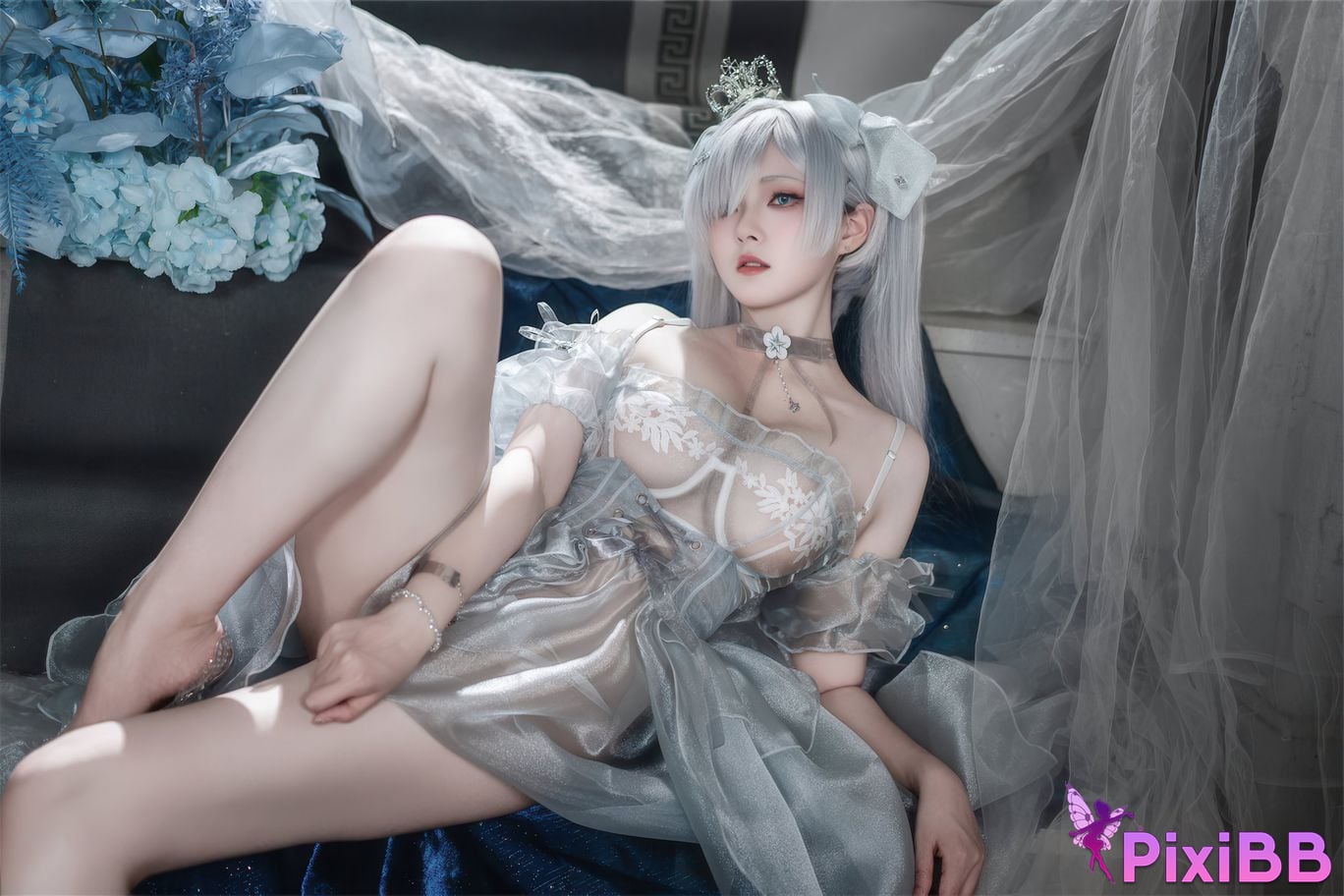 Cosplayer Natsuko Xia Xiazi cinderella crystal princess Cinderella PixiBB.COM 001