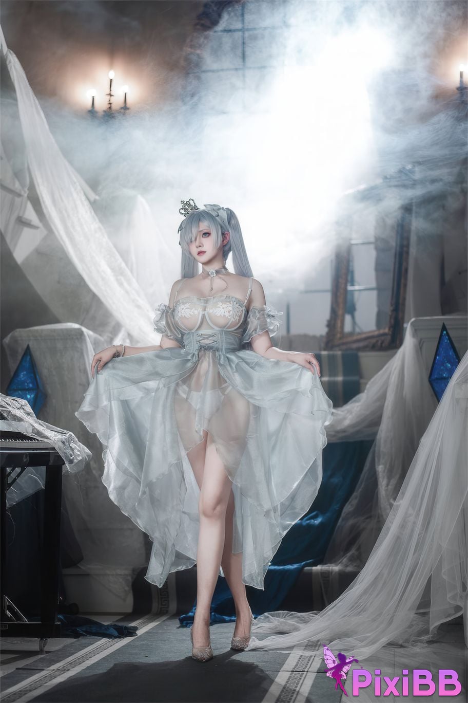 Cosplayer Natsuko Xia Xiazi cinderella crystal princess Cinderella PixiBB.COM 002