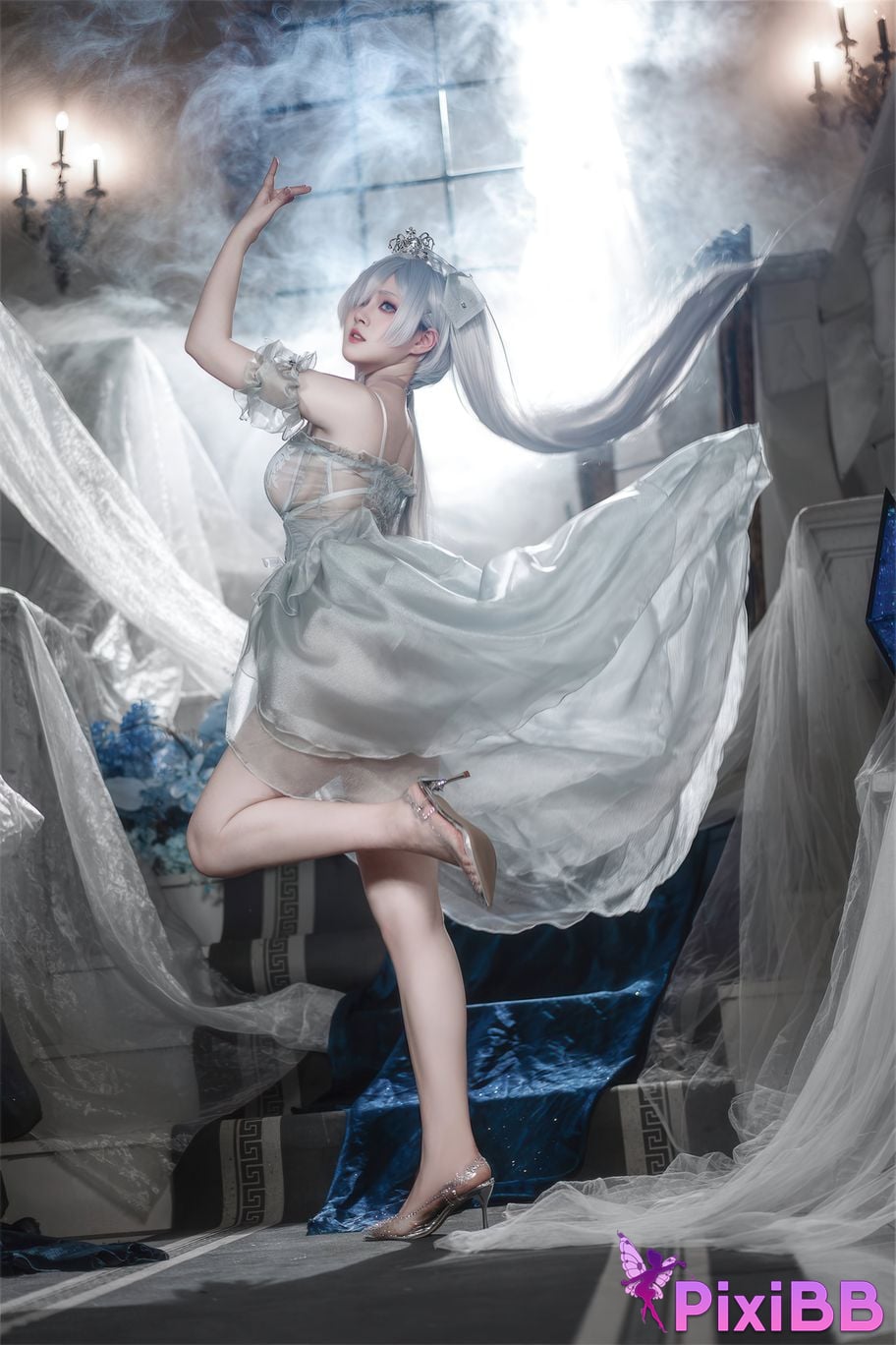 Cosplayer Natsuko Xia Xiazi cinderella crystal princess Cinderella PixiBB.COM 010