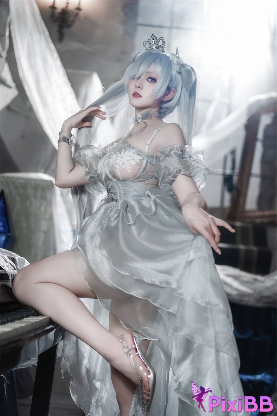 Cosplayer Natsuko Xia Xiazi cinderella crystal princess Cinderella PixiBB.COM 015