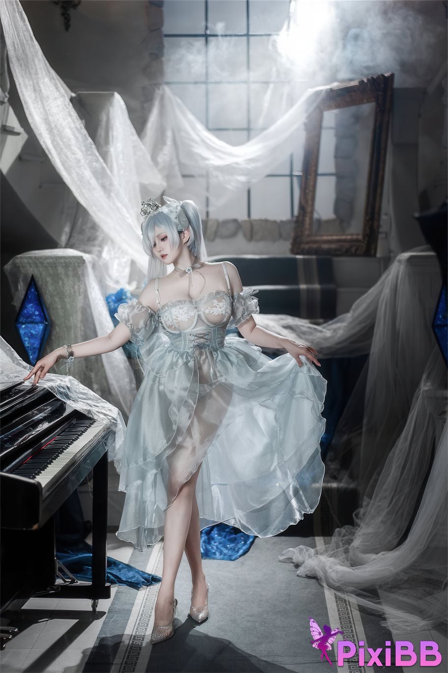 Cosplayer Natsuko Xia Xiazi cinderella crystal princess Cinderella PixiBB.COM 016